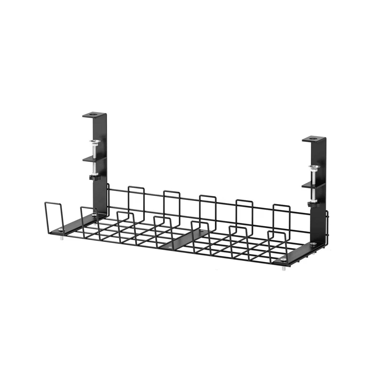 No Drill Under Desk Cable Management Tray