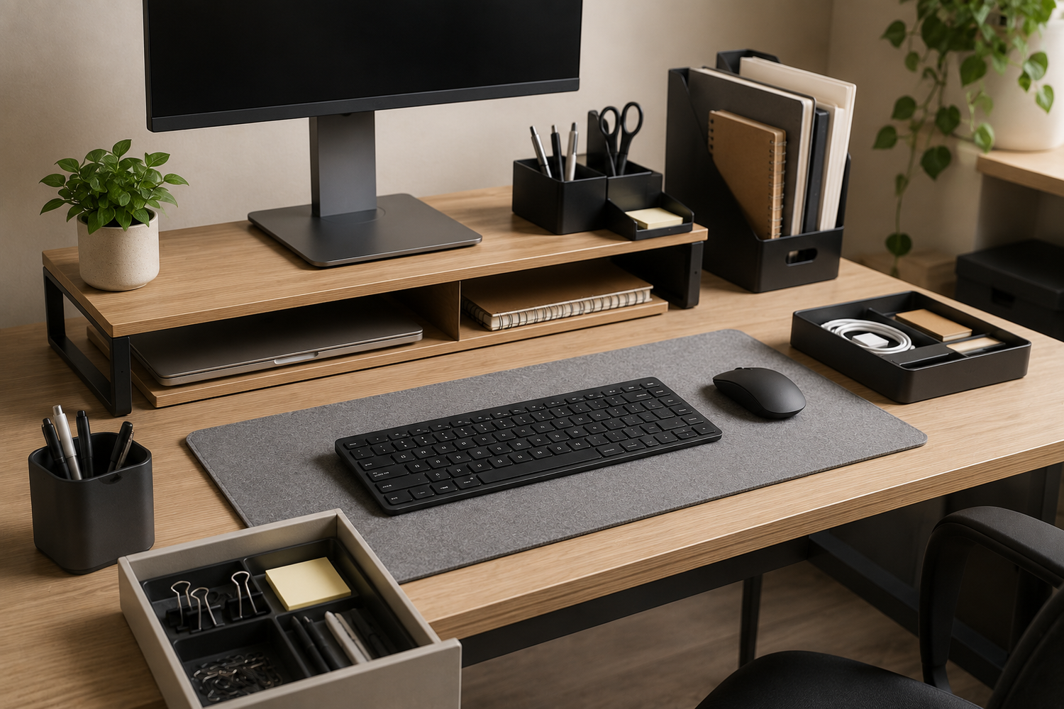 Everyday Desk Organization