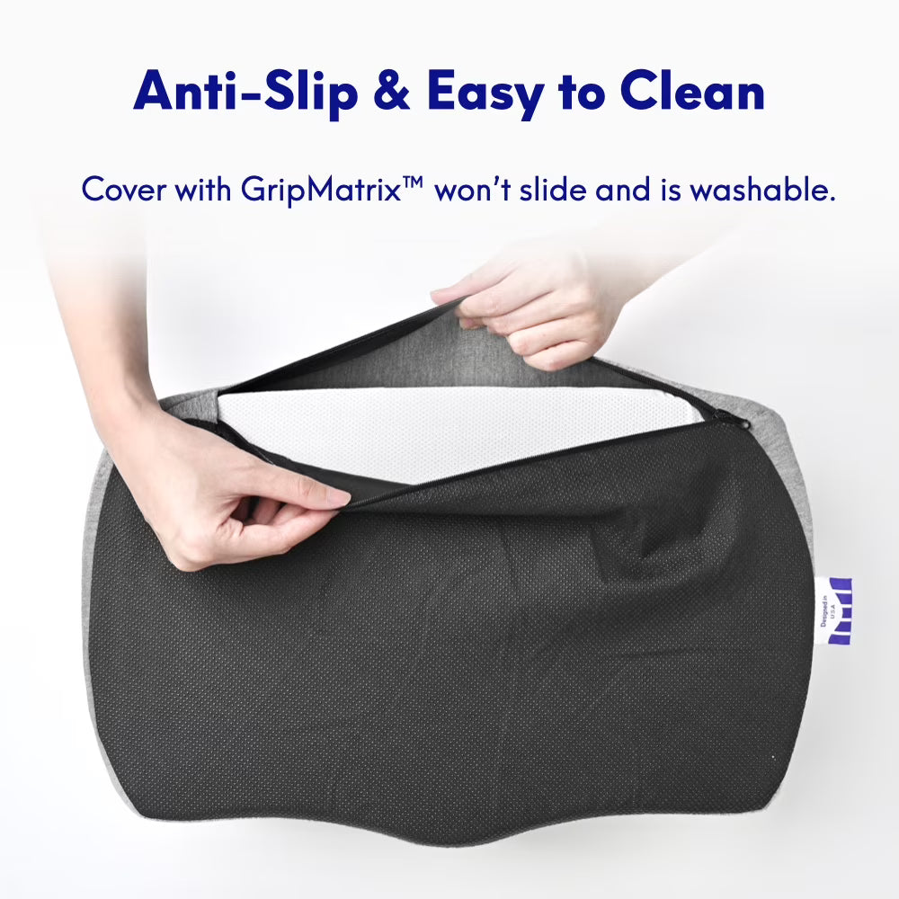 Cushion Lab Ergonomic Memory Foam Foot Rest
