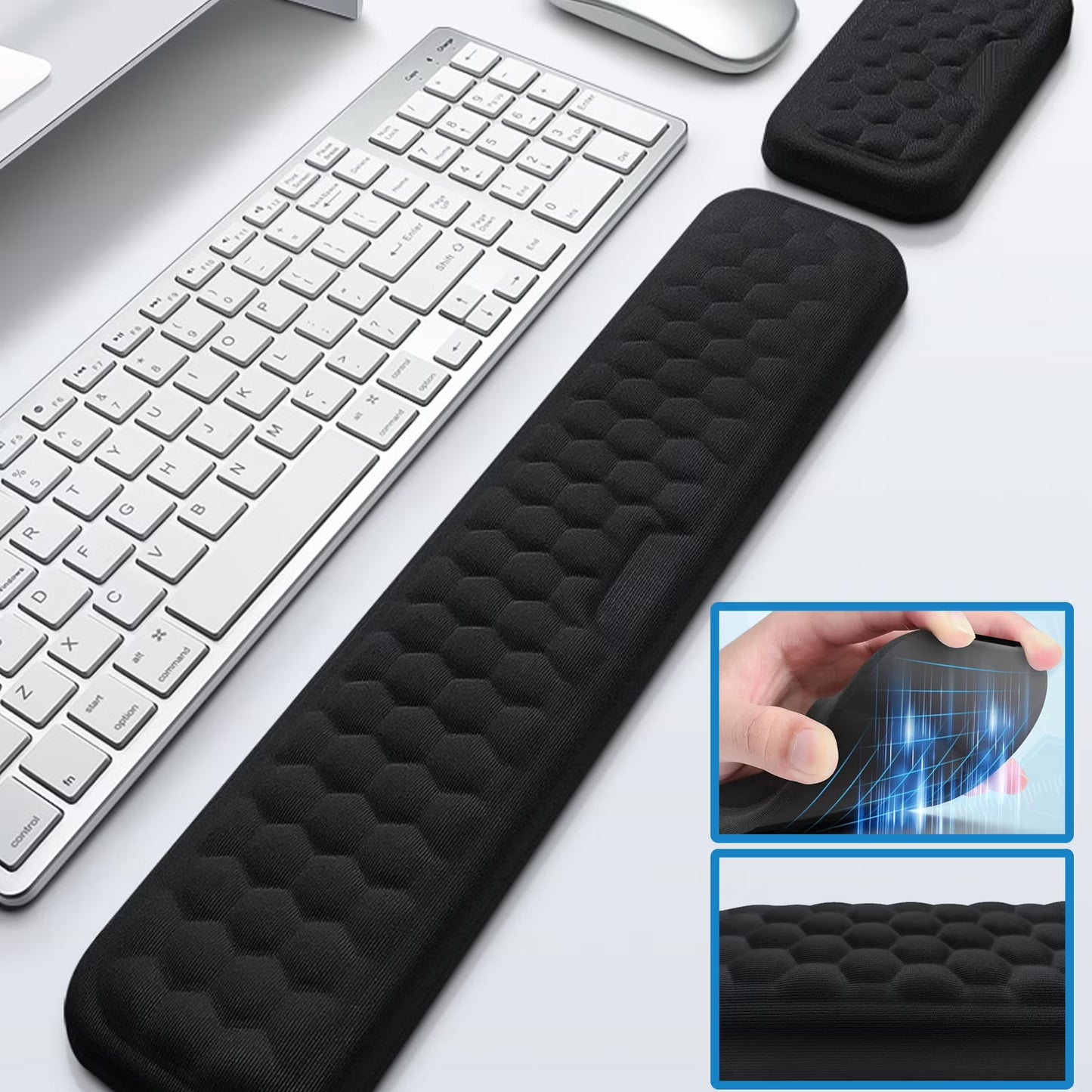 FIXPARTS Memory Foam Keyboard Wrist Rest