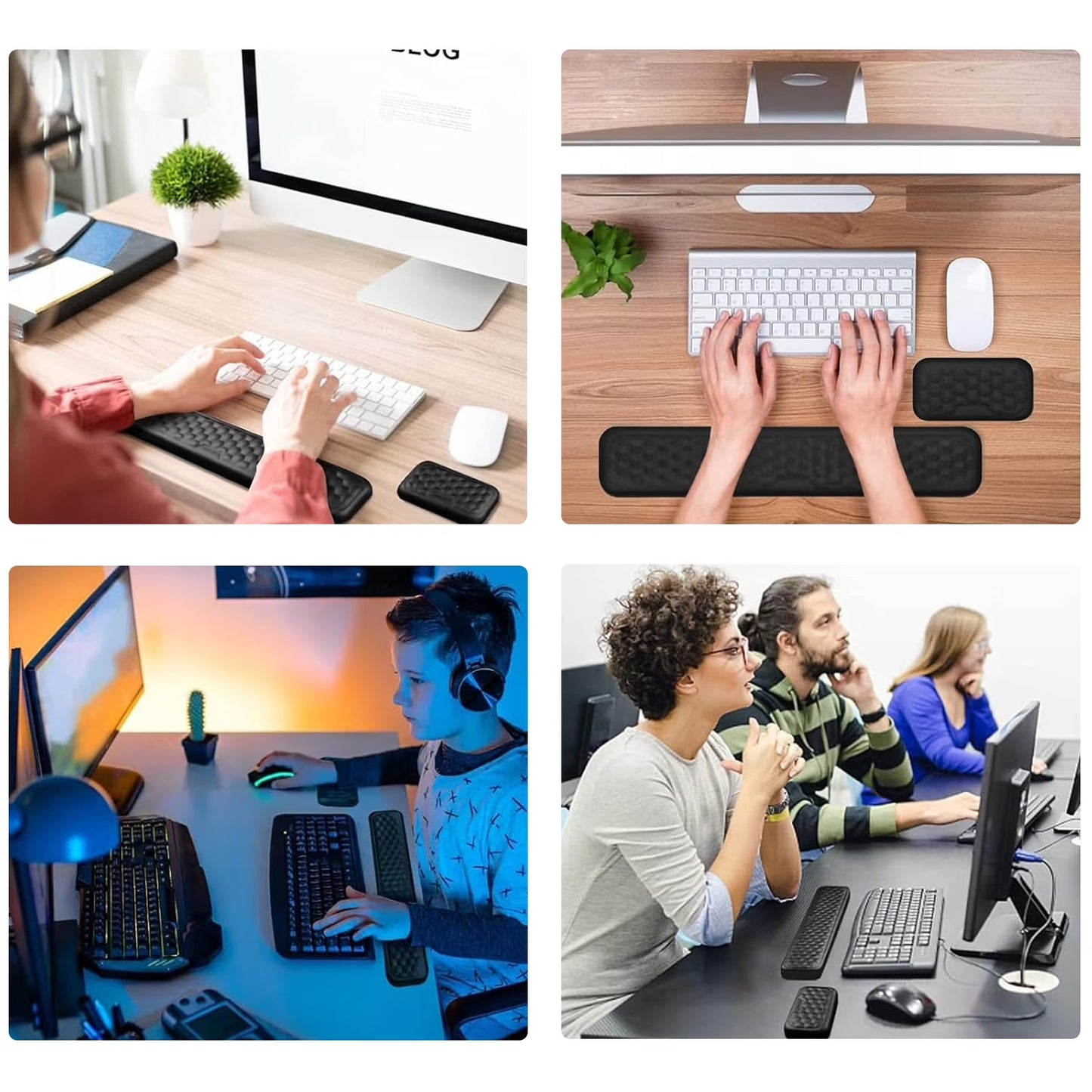 FIXPARTS Memory Foam Keyboard Wrist Rest