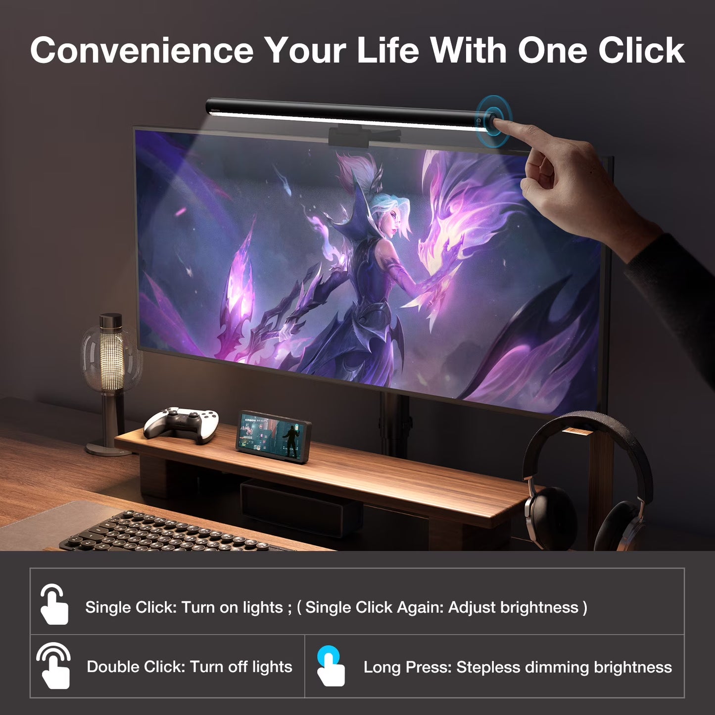 BlitzMax LED Monitor Light Bar