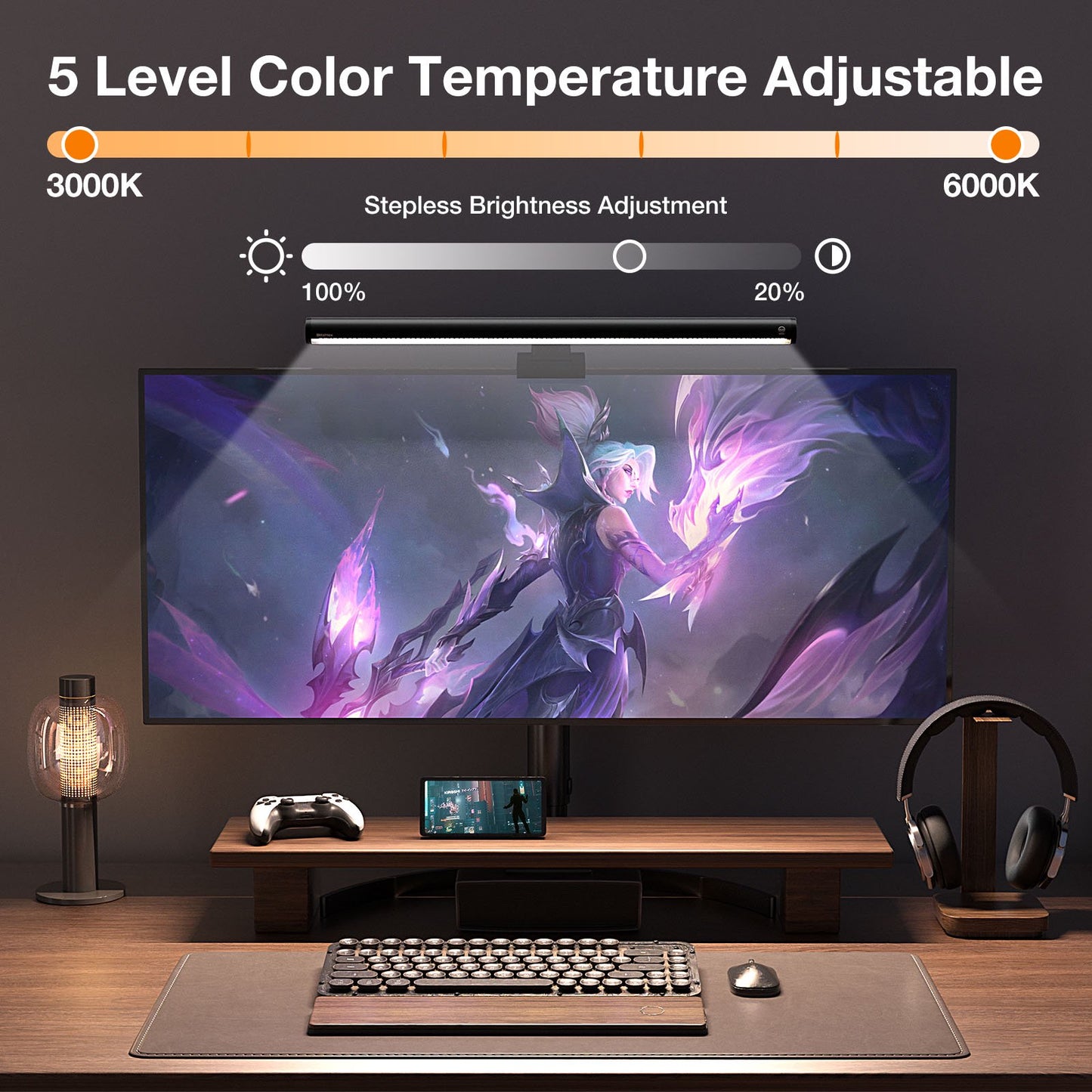 BlitzMax LED Monitor Light Bar